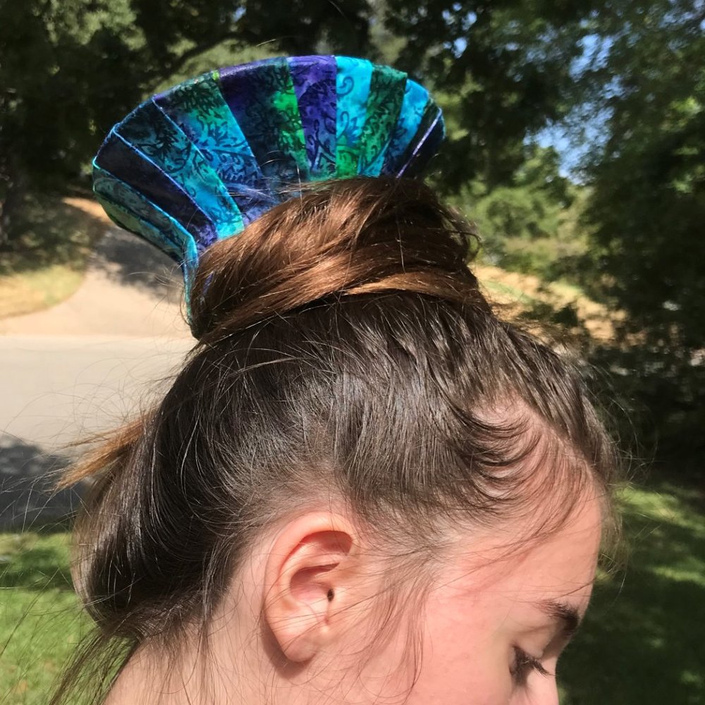 Blue Green Purple Hair Crown
